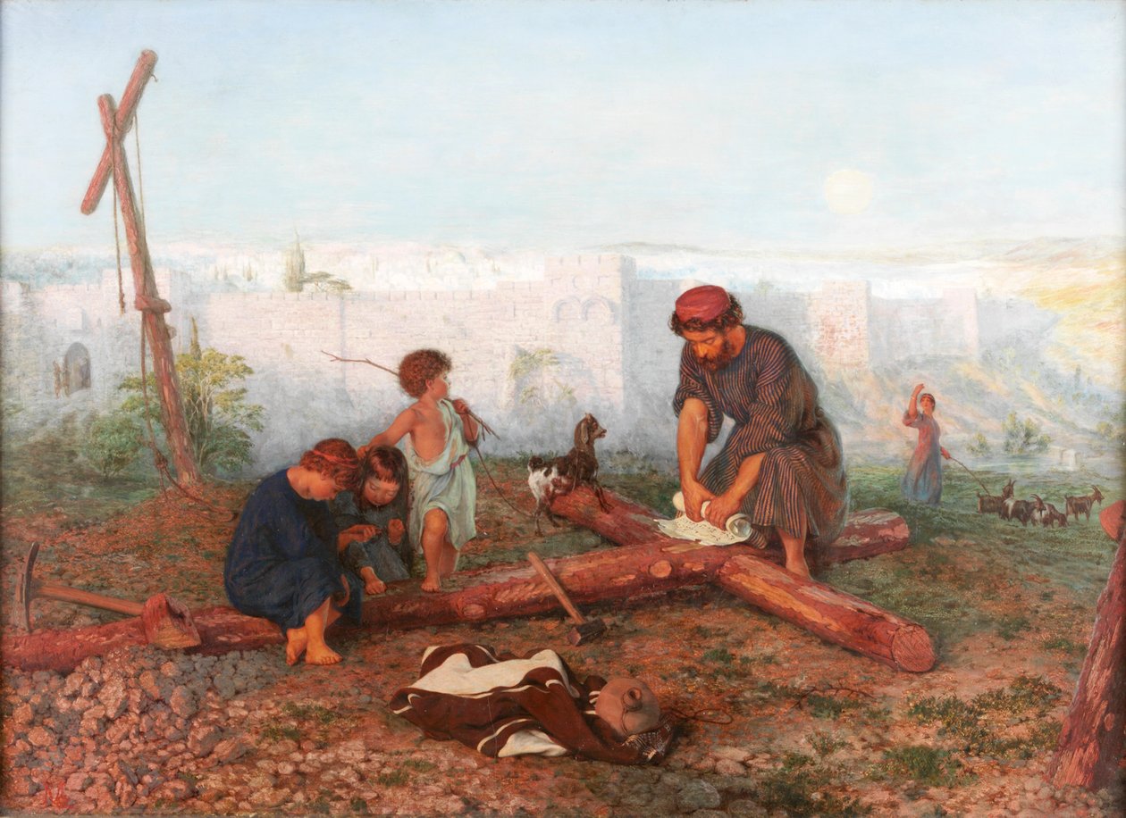 Onu Çarmıha Gerdikleri Yer, 1862 by Philip Richard Morris