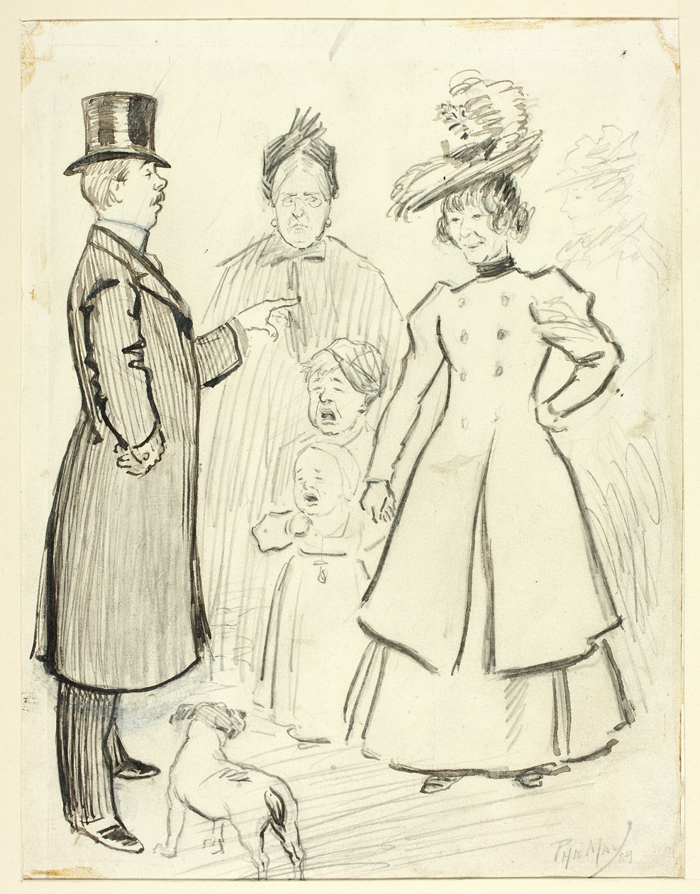 Doğu Yakasında Londra Yaşamının Esprili Sahnesi by Philip William May