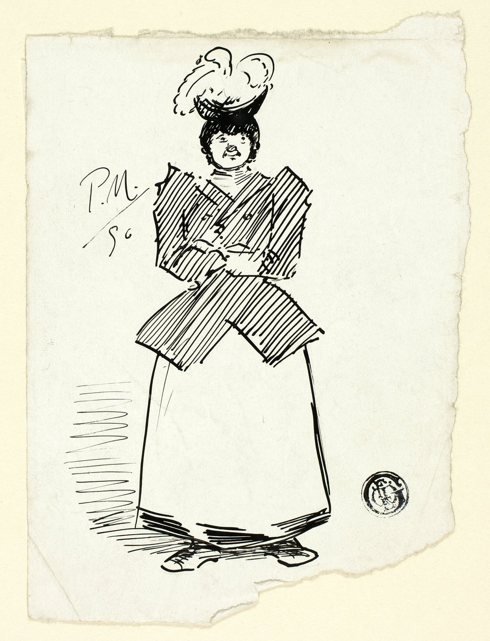 Londra Kadın Karakteri by Philip William May