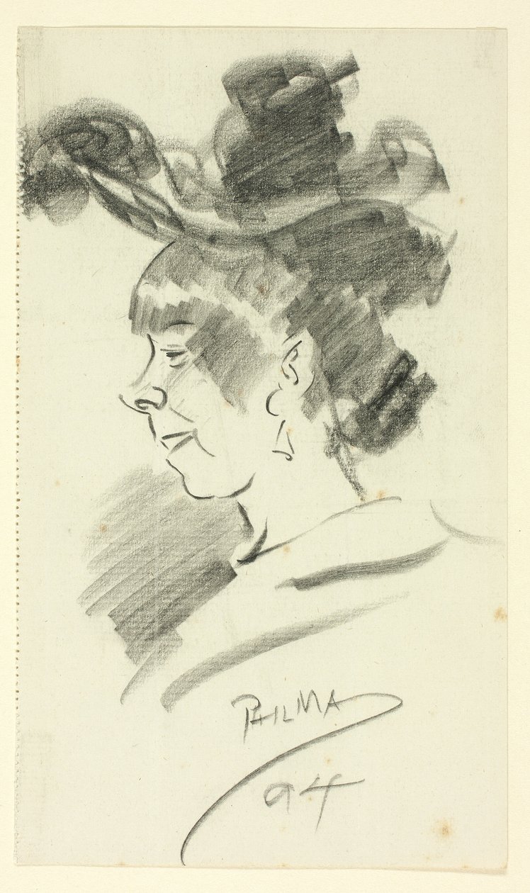 Bir Kadının Profili by Philip William May