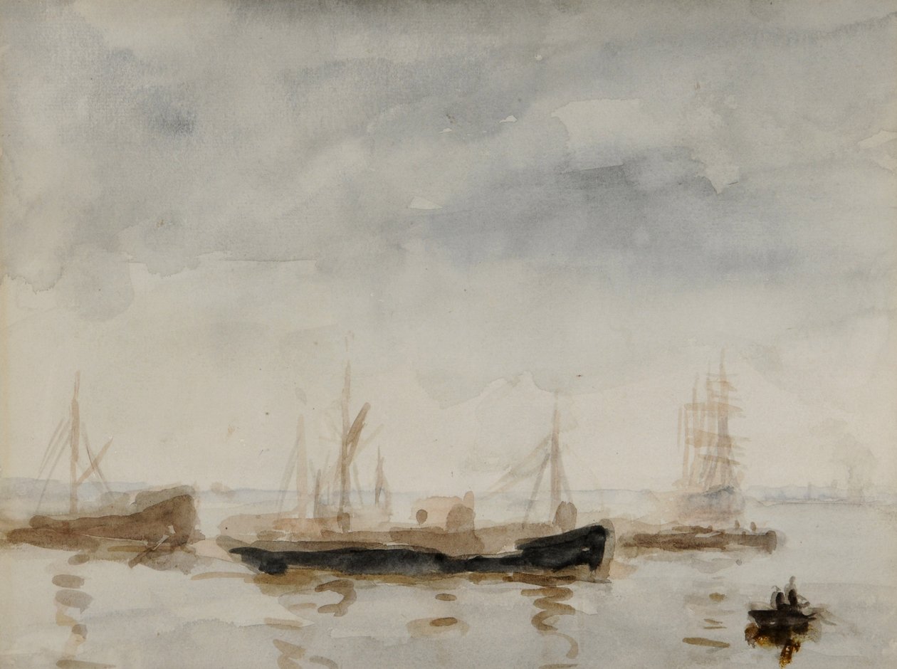 (kağıt üzerine sulu boya) by Philip Wilson Steer
