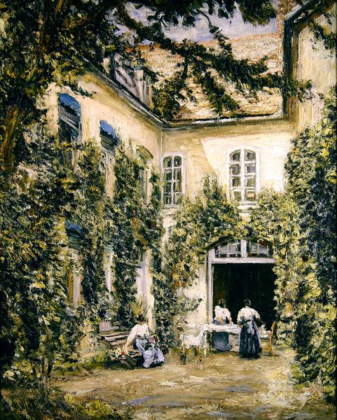 Avludaki Figürler, Montreuil-sur-Mer by Philip Wilson Steer