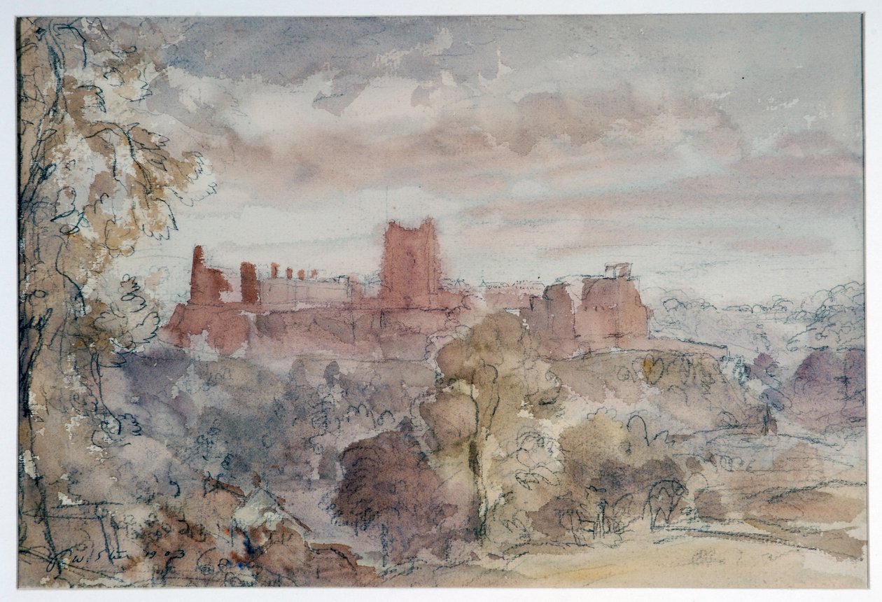 Richmond Kalesi, Yorkshire by Philip Wilson Steer