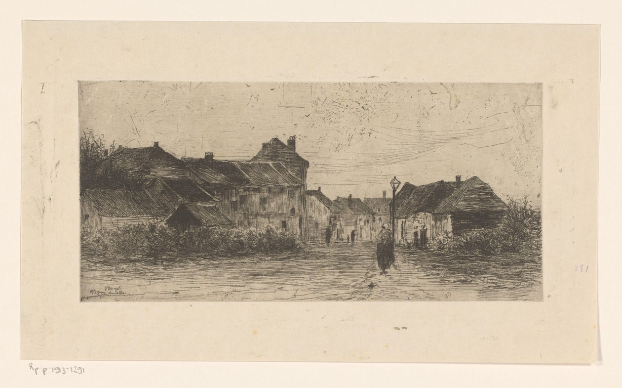 Vleurgat Bruxelles (nesne üzerindeki orijinal başlık) by Philip Zilcken