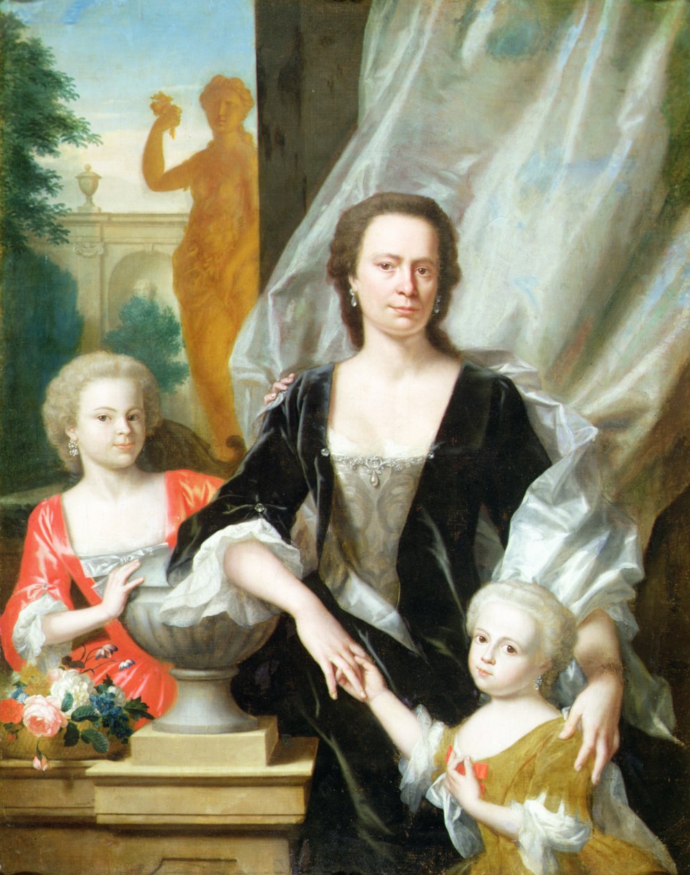 Sybilla Volkera Sighterman ve Kızları by Philip van Dyck