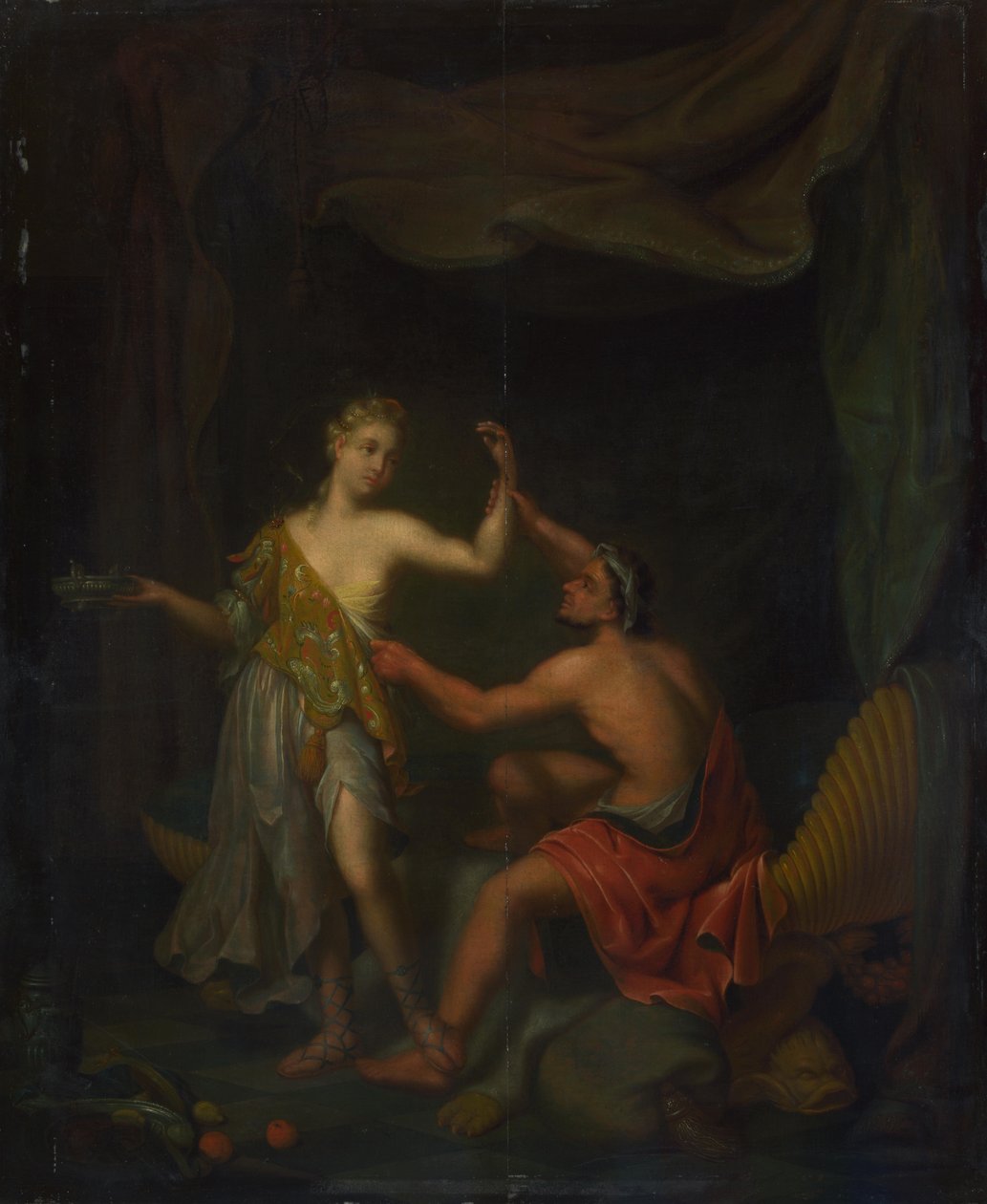 1718'den sonra Amnon tarafından Tamar'a Tecavüz by Philip van Santvoort