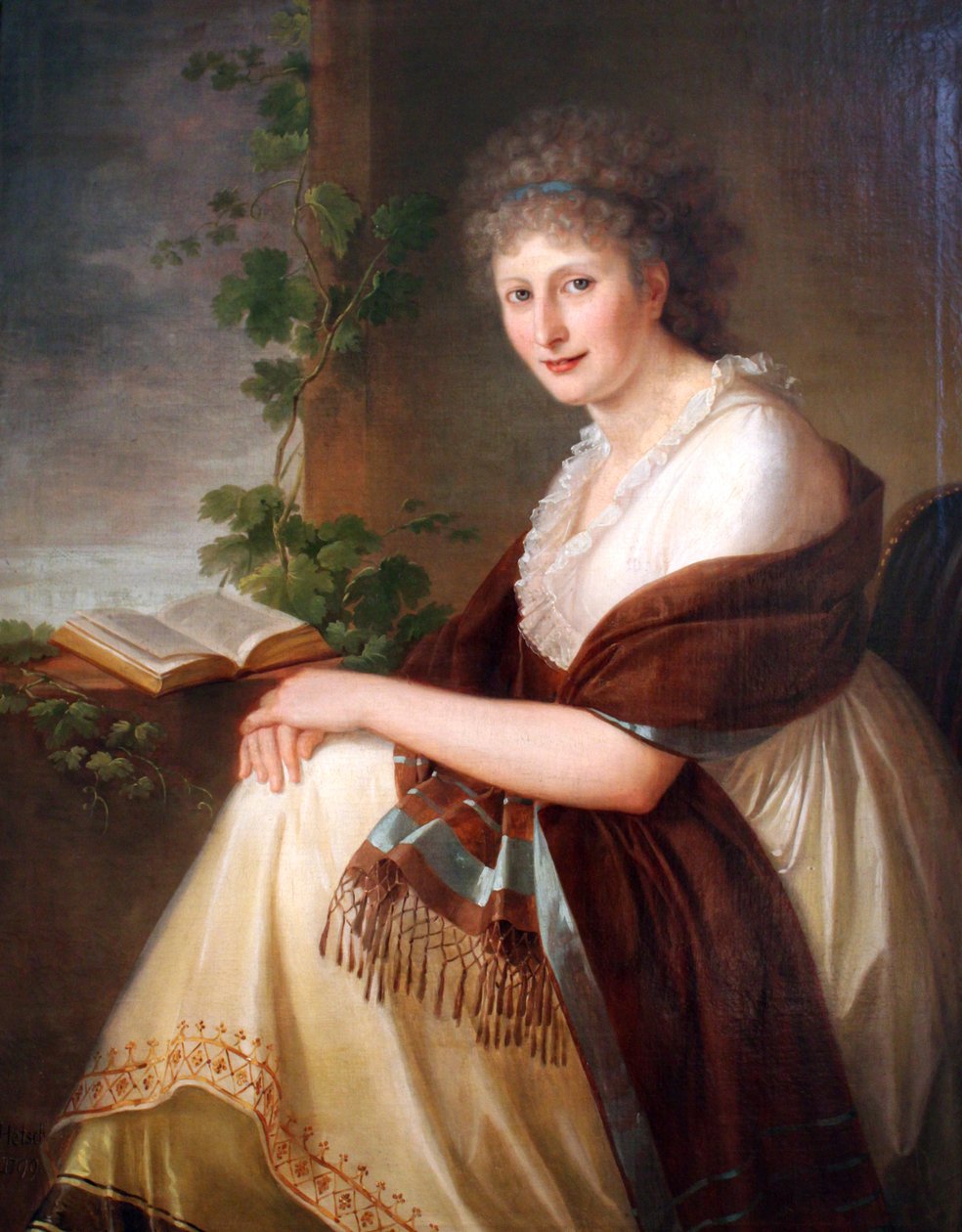 Elisabeth Christiane Barones von Bouwinghausen by Philipp Friedrich von Hetsch