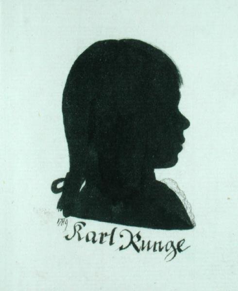 Karl Runge, 1789 (kağıt üzerine Hint mürekkebi) by Philipp Otto Runge