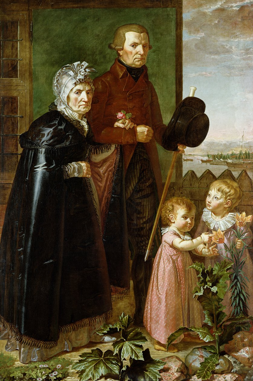 Sanatçının Ebeveynleri, 1806 by Philipp Otto Runge