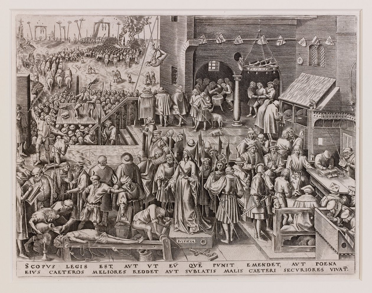 Adalet, ç. 1560. by Philipp Galle