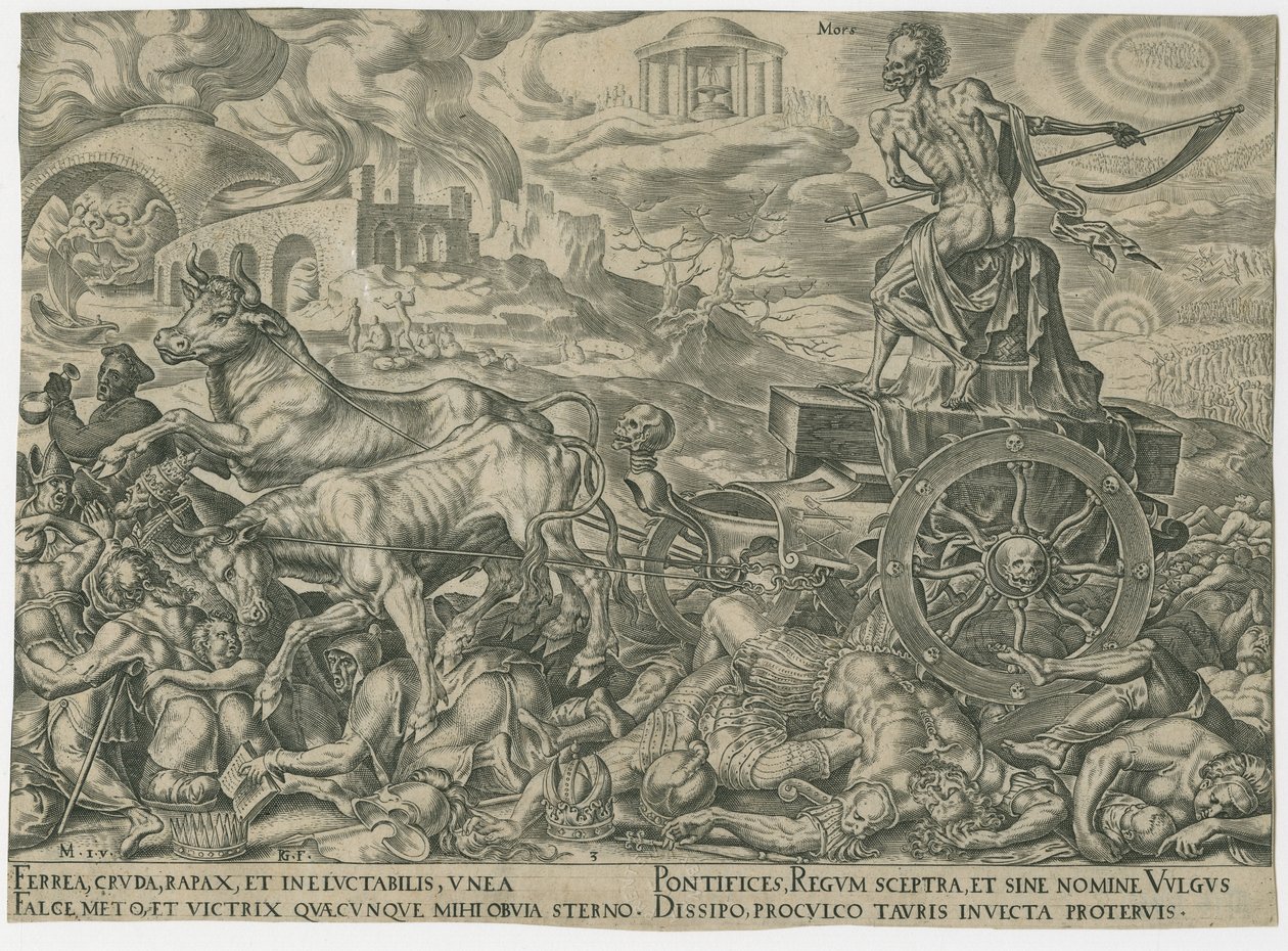 Ölümün Zaferi, c. 1565. by Philipp Galle