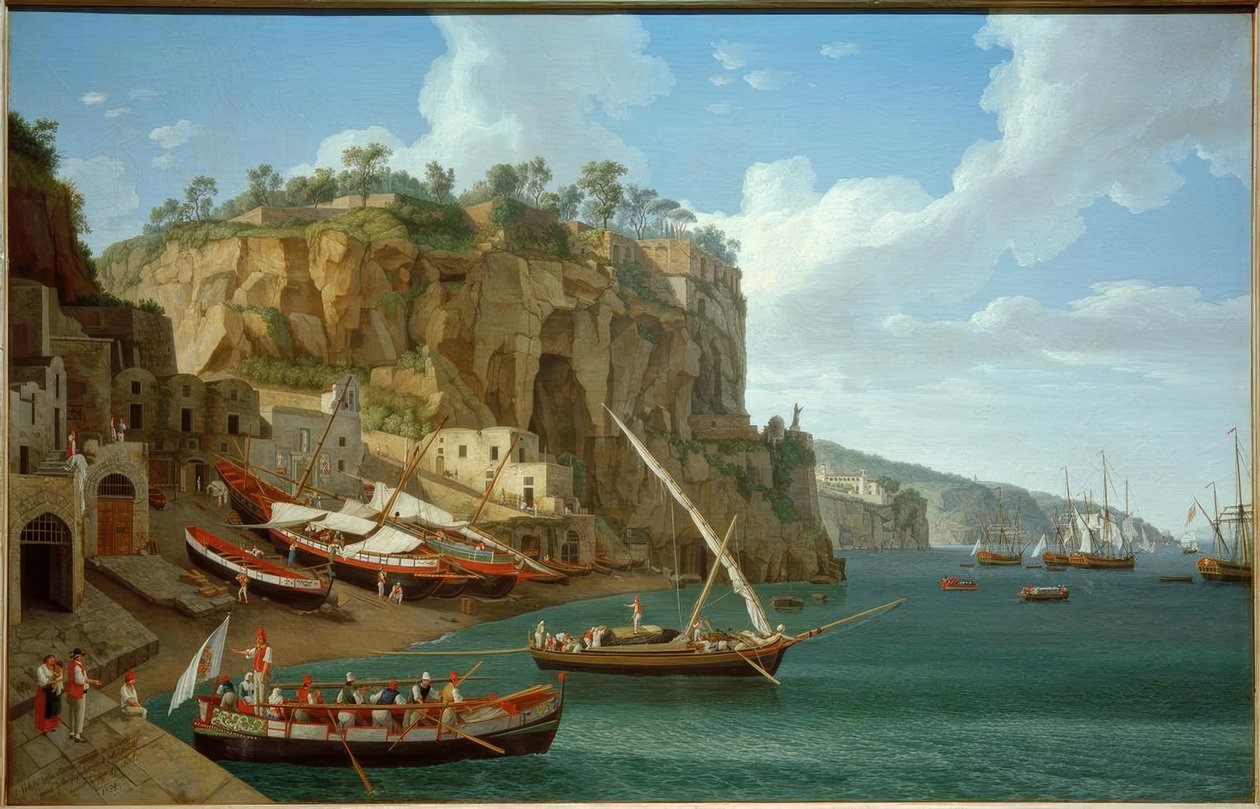 J.Ph. Hackert, Marina Piccola, Sorrent / Gem., 1794 by Philipp Hackert