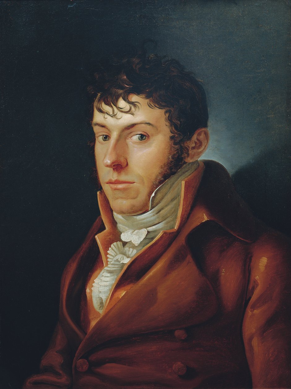 Ressam ve yazar Friedrich August von Klinkowstrom by Philipp Otto Runge