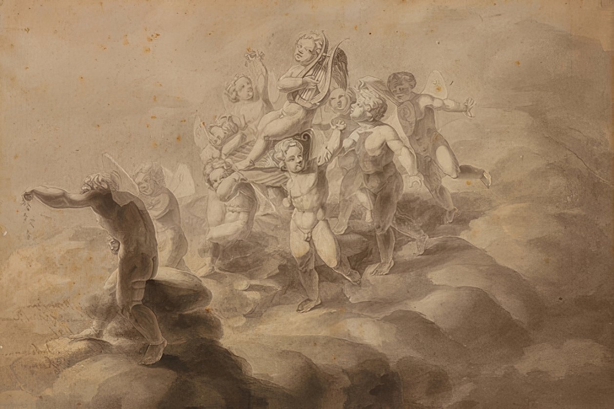 Aşkın zaferi. 1800 by Philipp Otto Runge