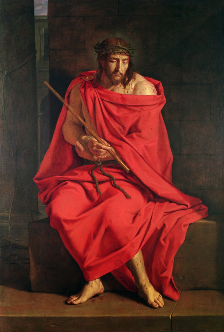 İsa alay etti by Philippe de Champaigne