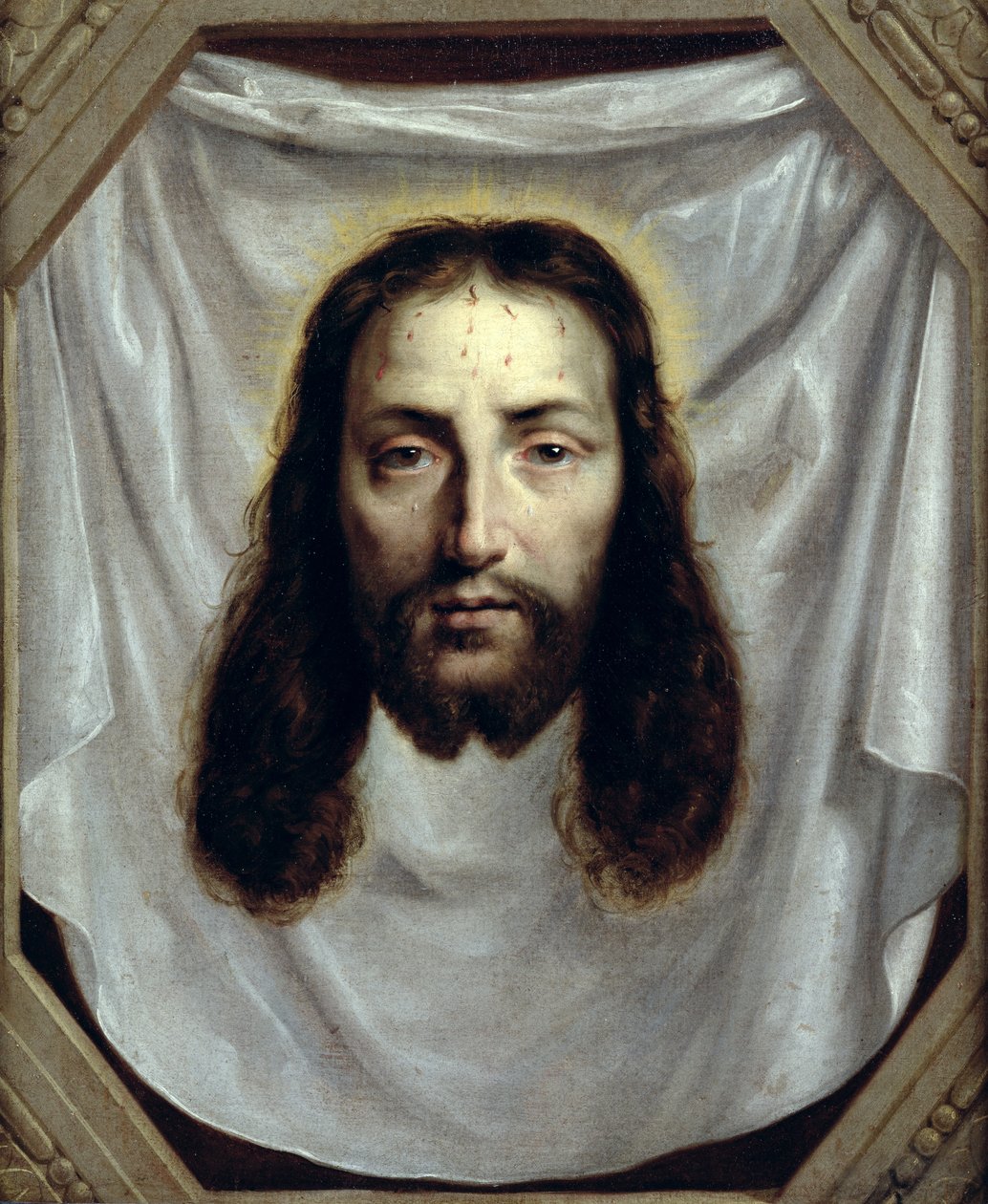 Mexíkóskur nautamarkaður by Philippe de Champaigne