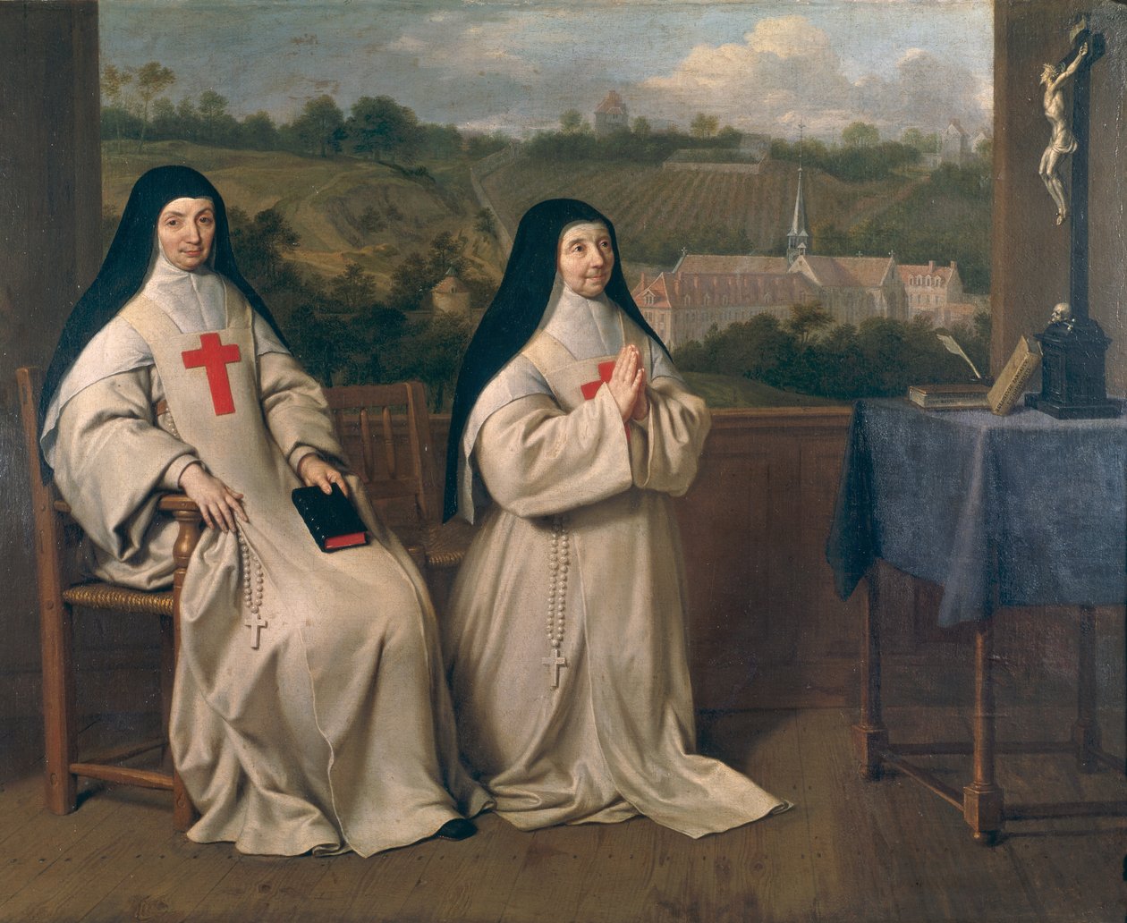 iki rahibe by Philippe de Champaigne