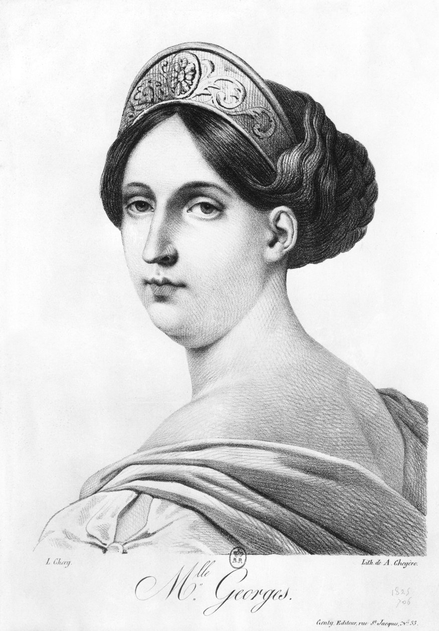 Matmazel George, 1825 by Philippe Chery