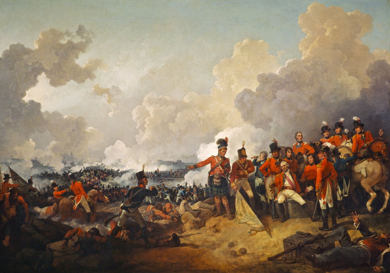 İskenderiye Savaşı, 21 Mart 1801 by Philippe Jacques de Loutherbourg