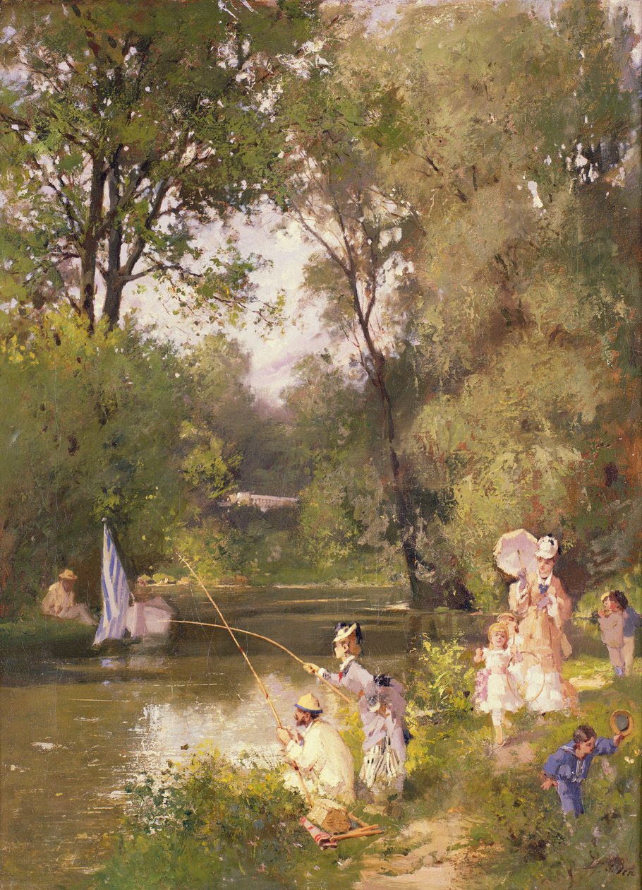 Pazar günü parkta by Philippe Jacques Linder