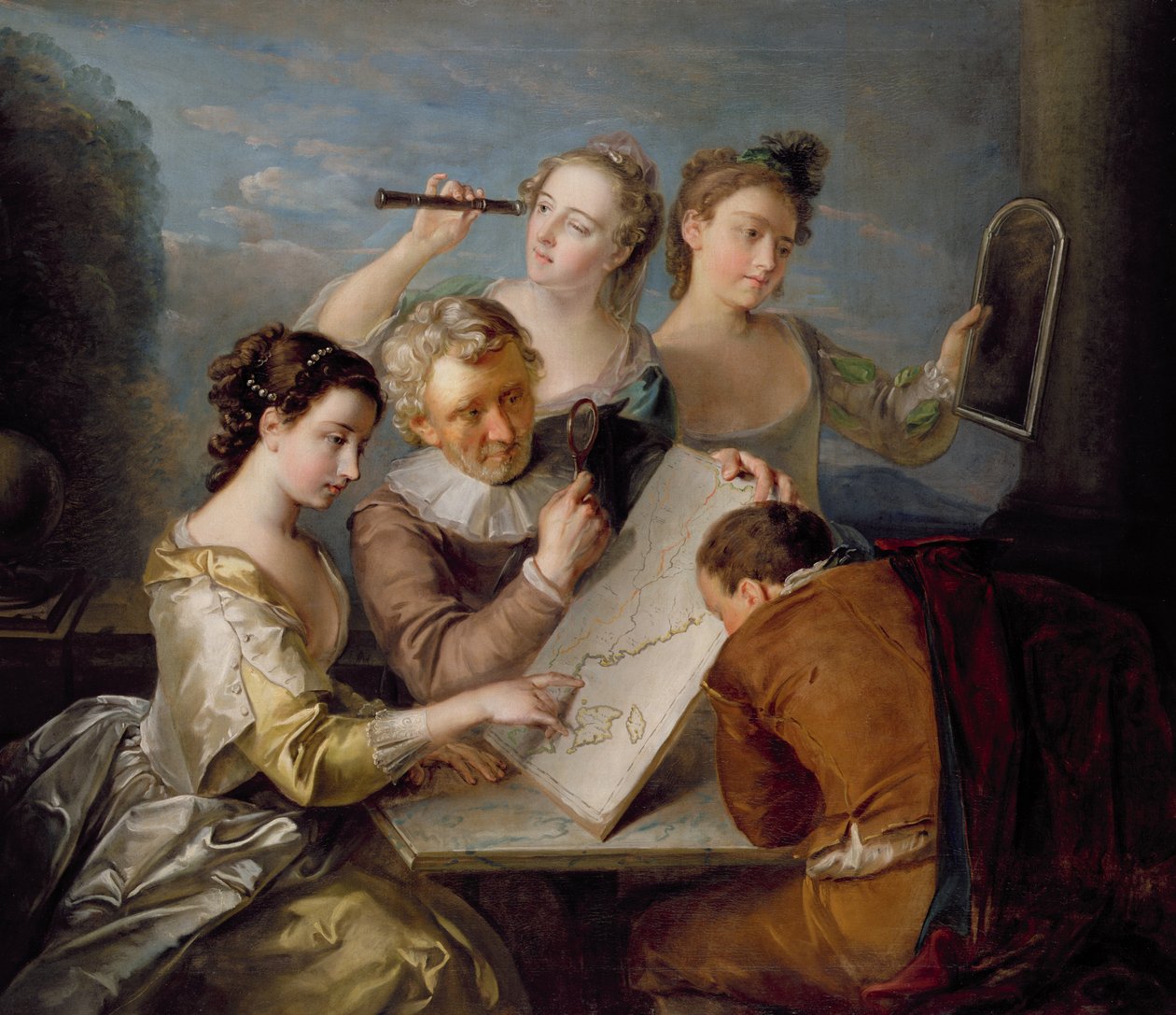 Görme Duyusu, c.1744-47 by Philippe Mercier