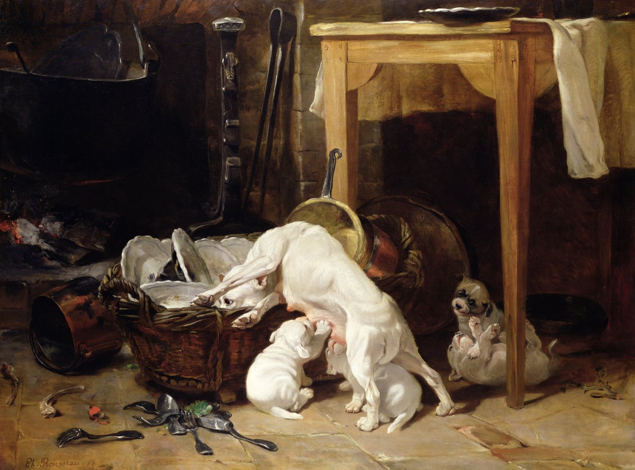 Herkes kendileri için, 1864 by Philippe Rousseau