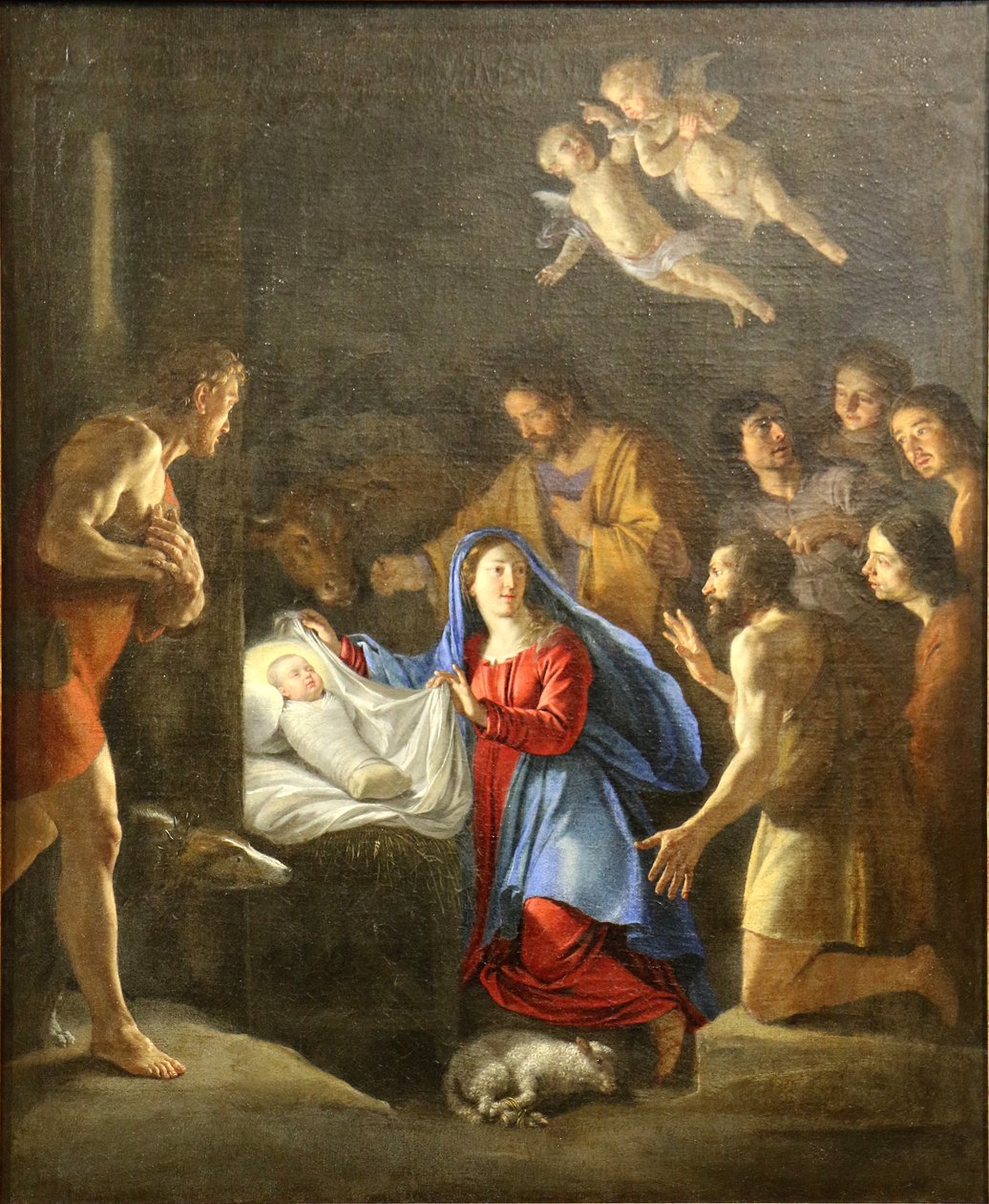 Çobanların hayranlığı by Philippe de Champaigne