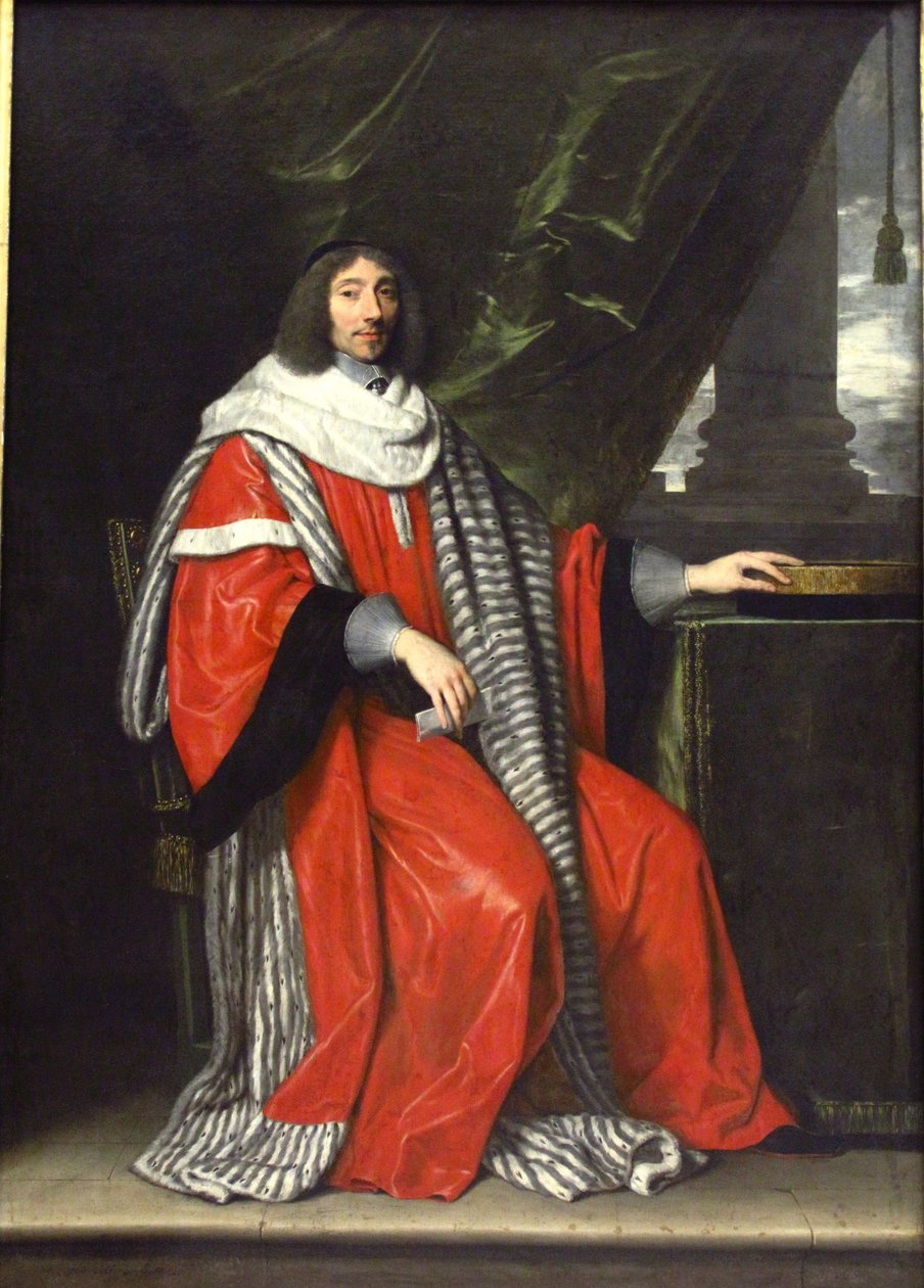 Paris Parlamento Başkanı Jean-Antoine de Mesmes by Philippe de Champaigne