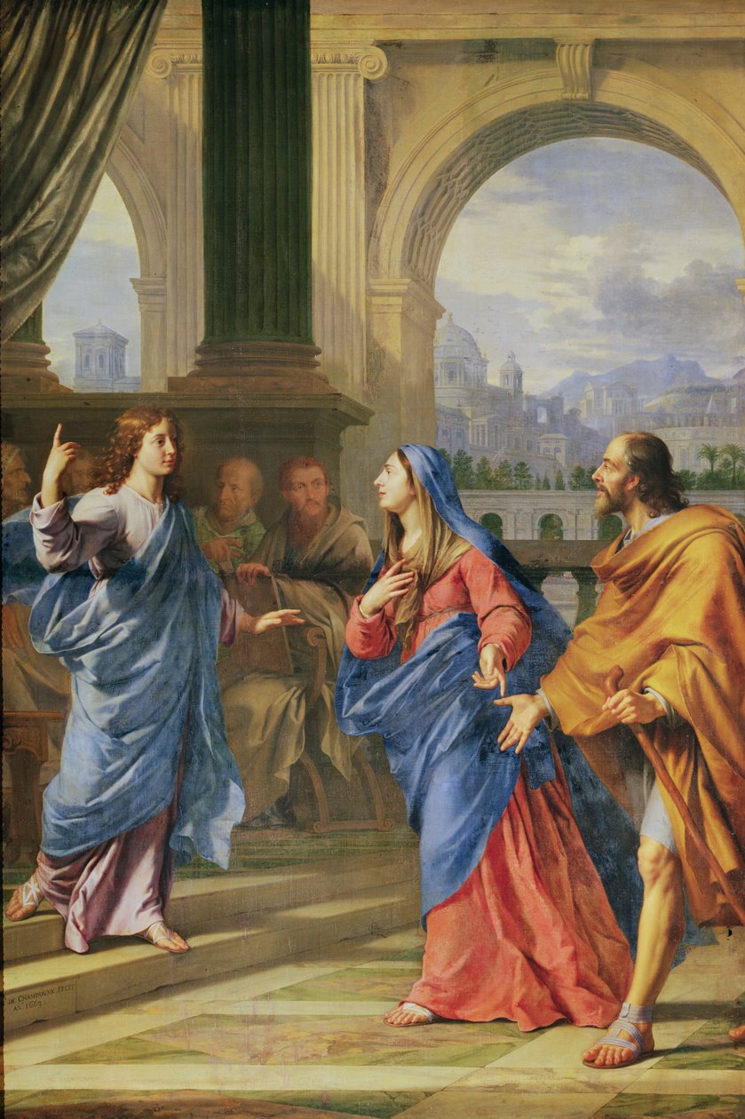 Jesus among the Doctors, 1663  by Philippe de Champaigne