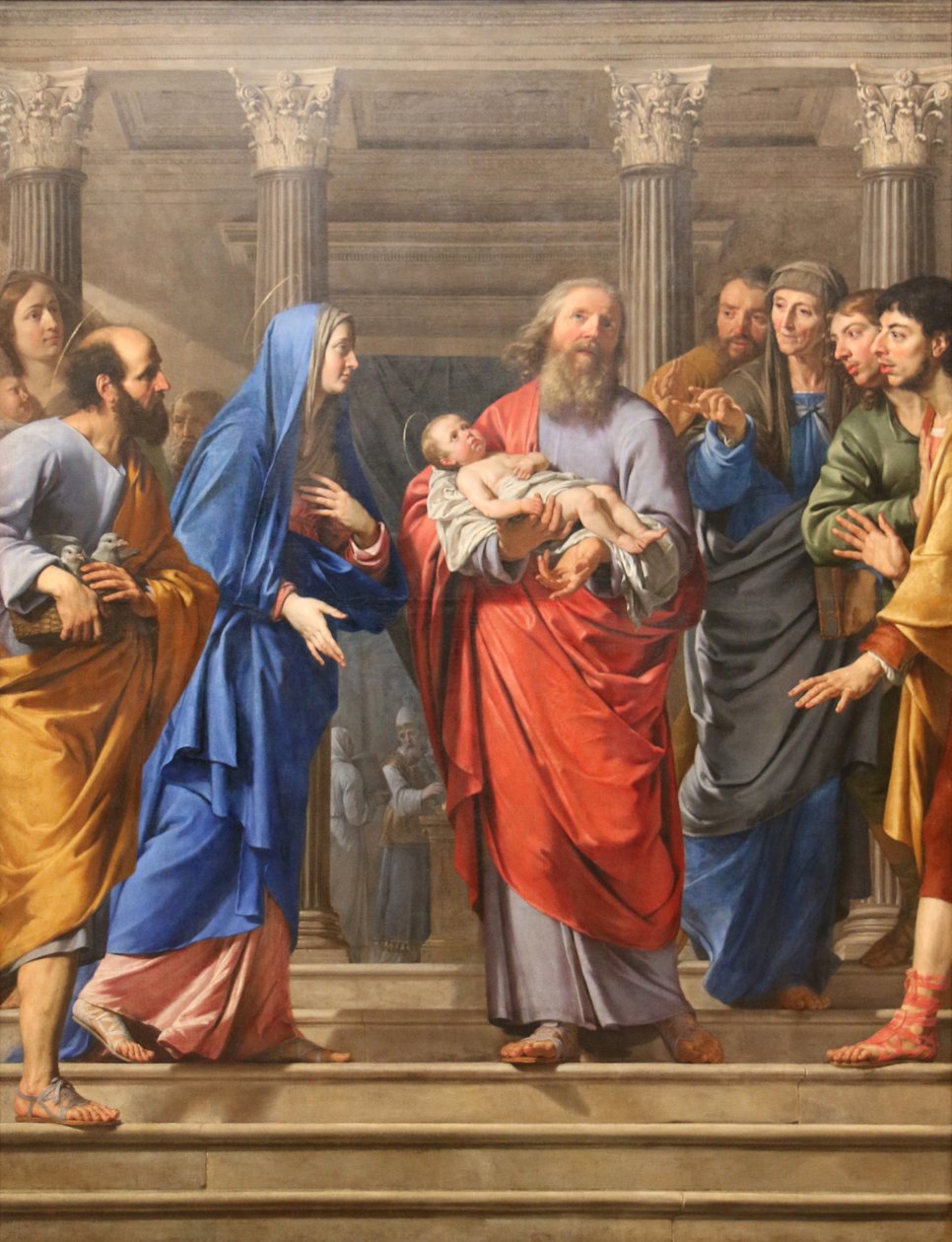 Tapınakta sunum by Philippe de Champaigne