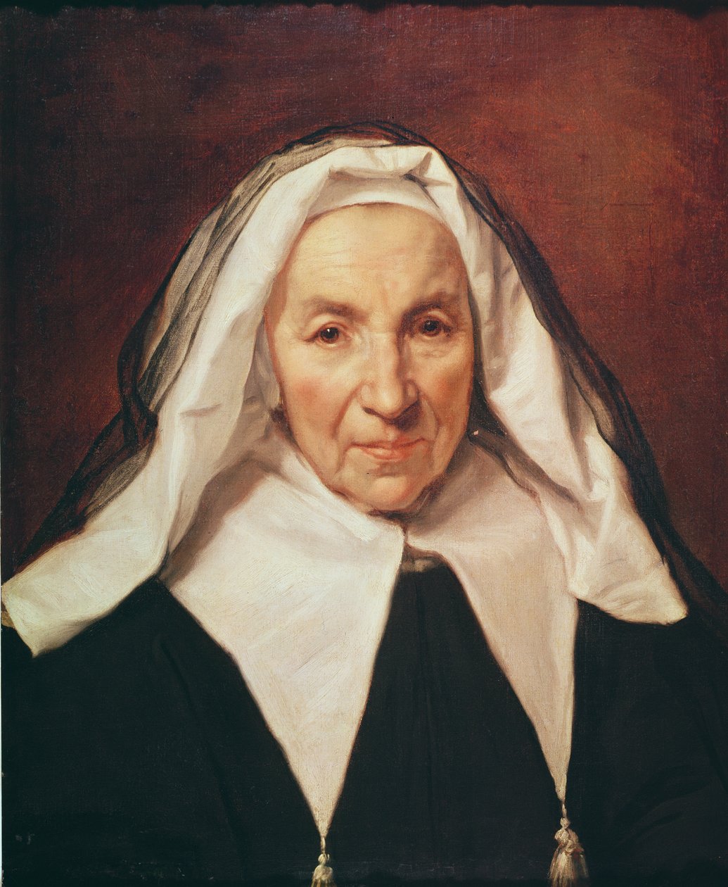 Yaşlı Bir Kadının Portresi by Philippe de Champaigne