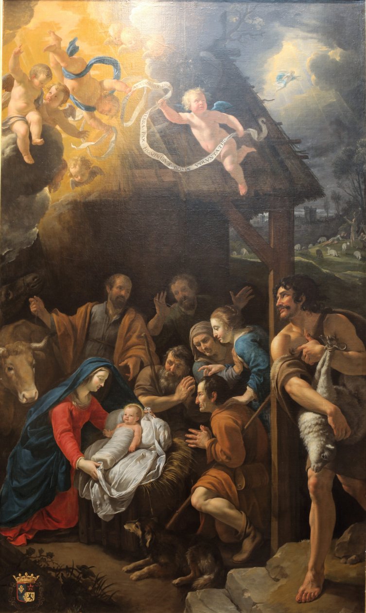 Çobanların hayranlığı by Philippe de Champaigne