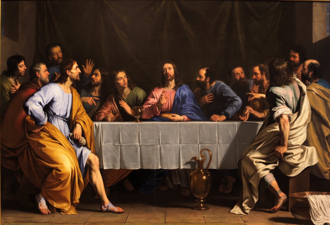 Son Akşam Yemeği by Philippe de Champaigne