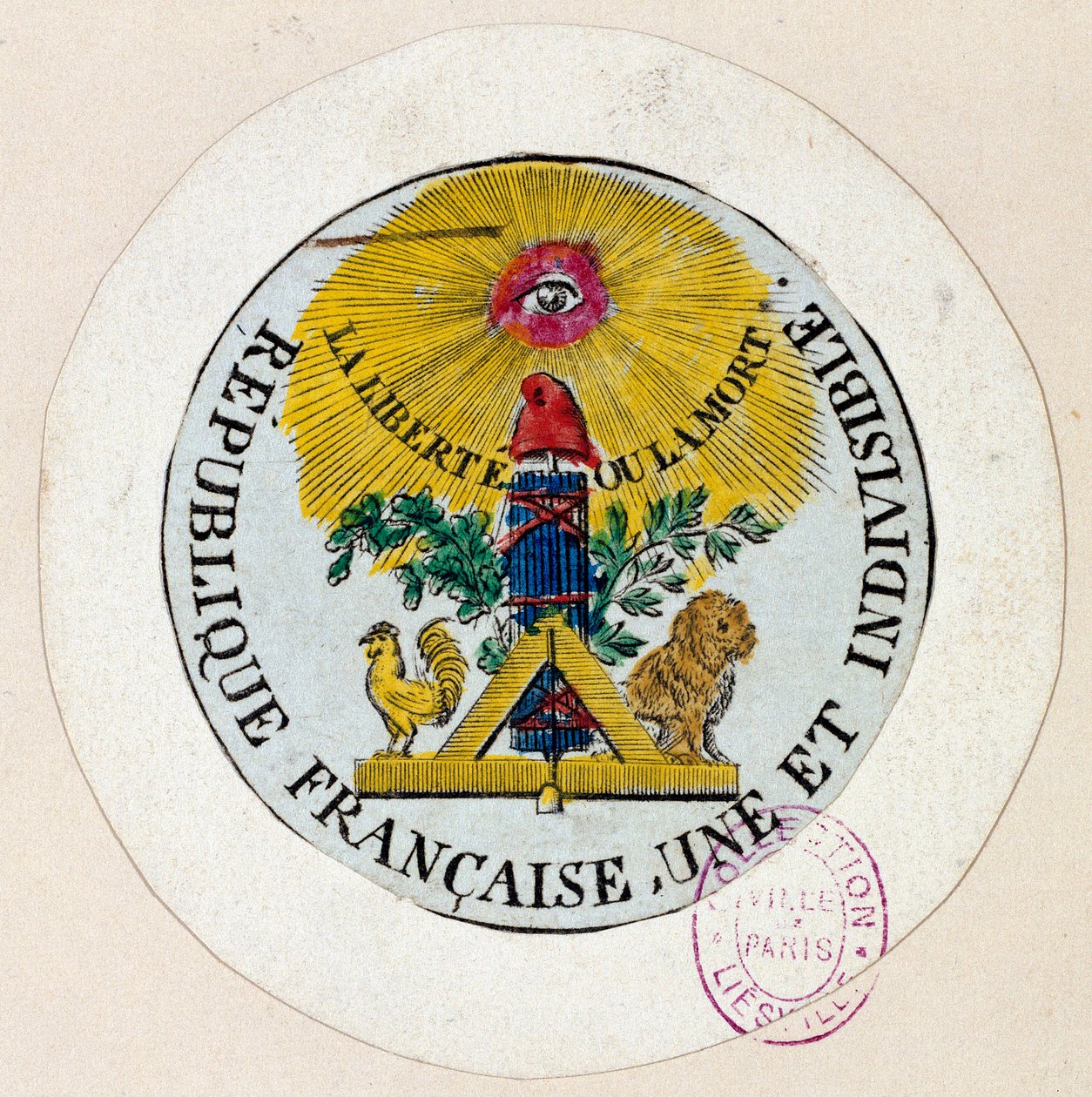 Fransız Devrimi: mühür, Cumhuriyet