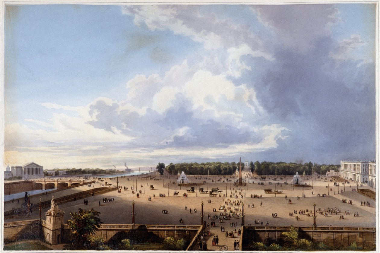Place de la Concorde - Jacottet ve Benoist tarafından tasarlanan “Paris