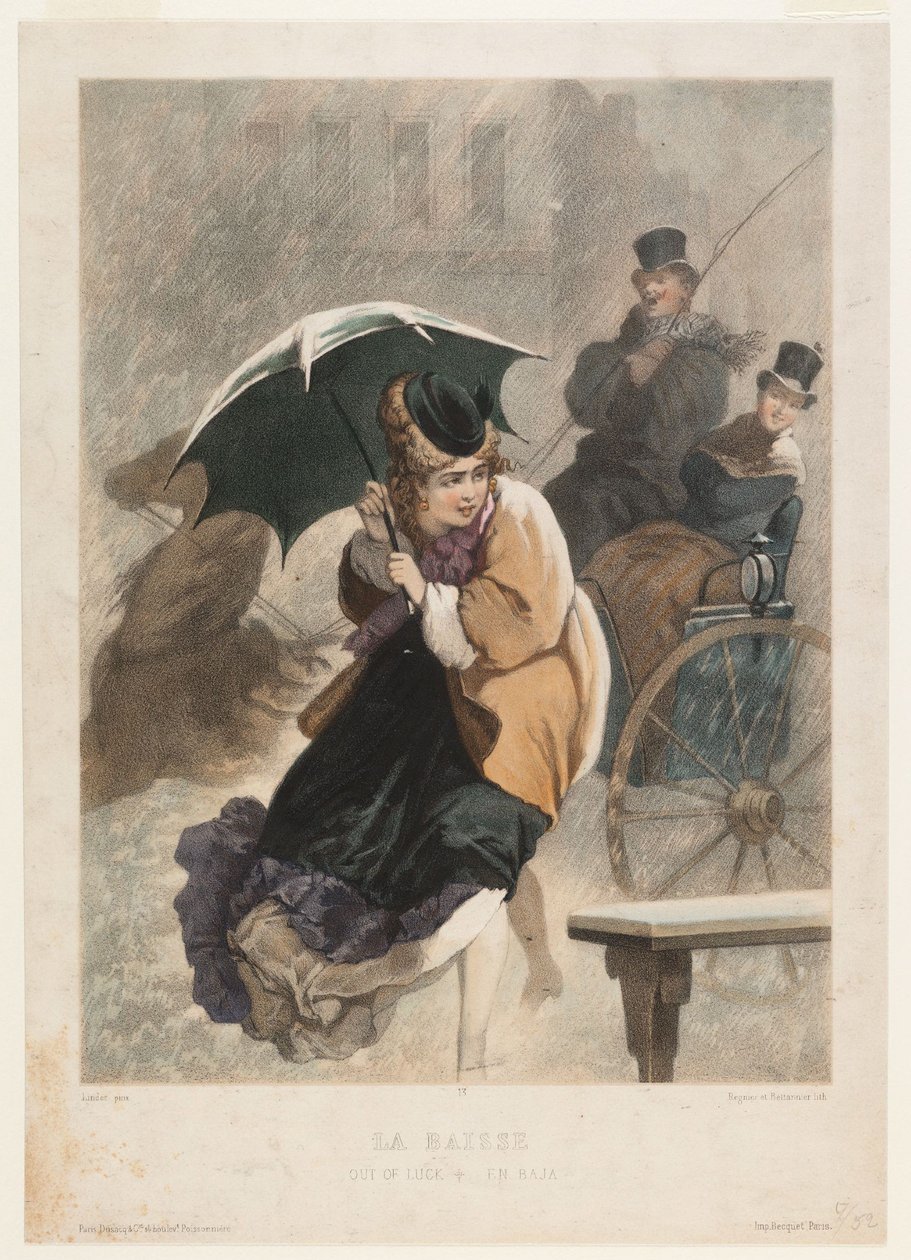 Şanssız La Baisse, 19. yüzyılın sonu. by Philippe Jacques Linder