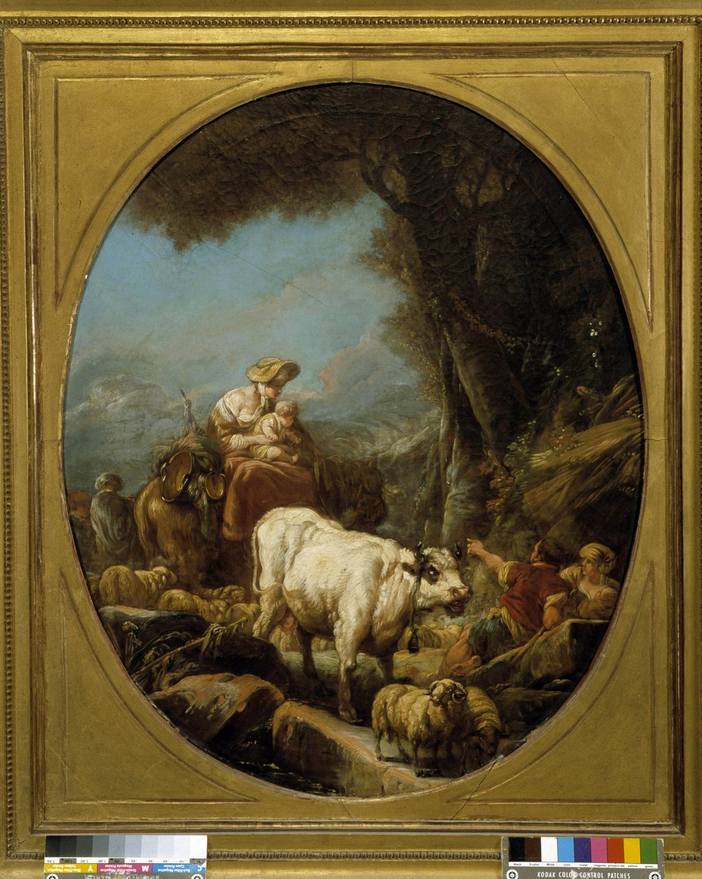 Koyun ağılı (tuval üzerine yağlı boya) by Philippe Jacques de Loutherbourg