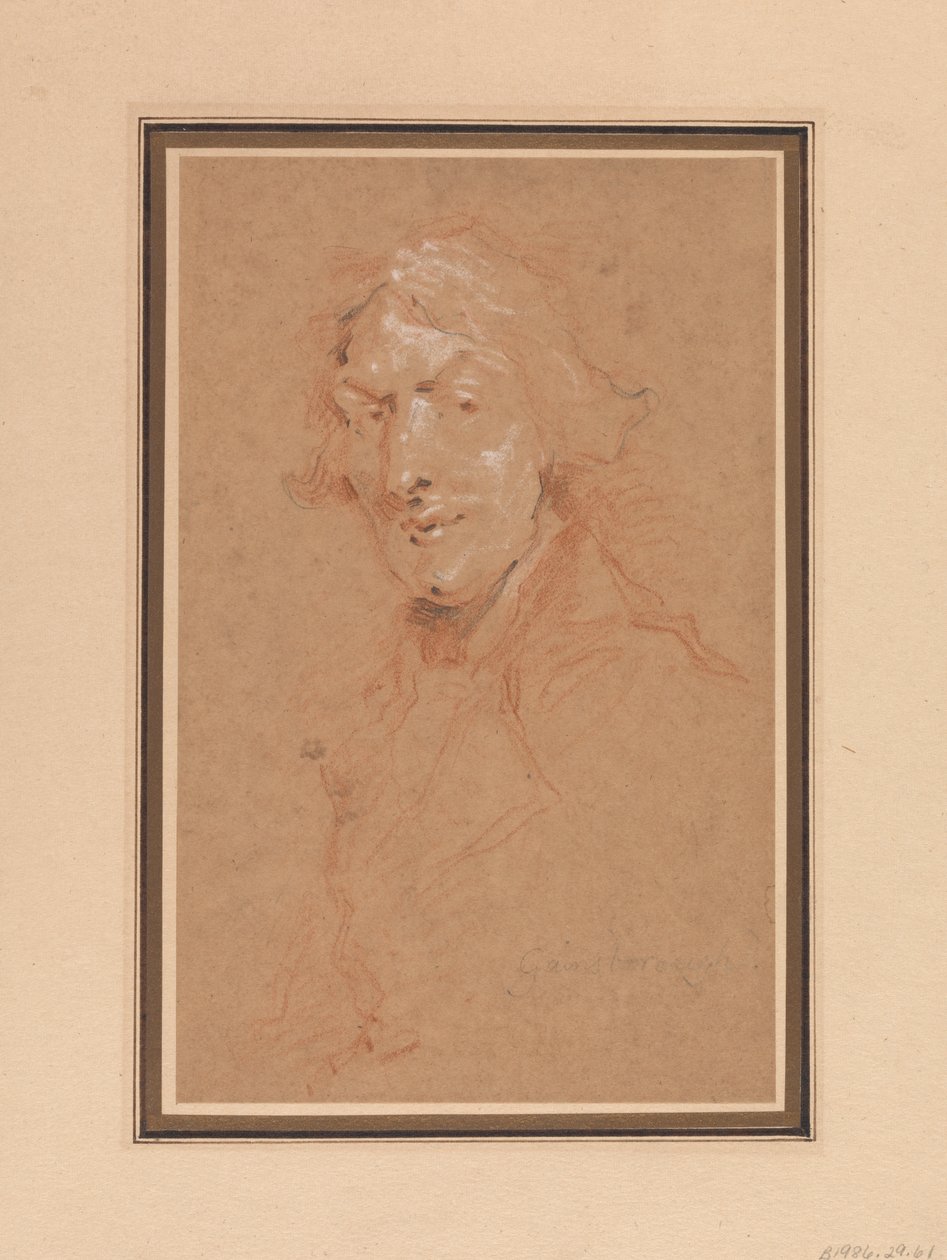 Thomas Gainsborough, RA by Philippe Jacques de Loutherbourg