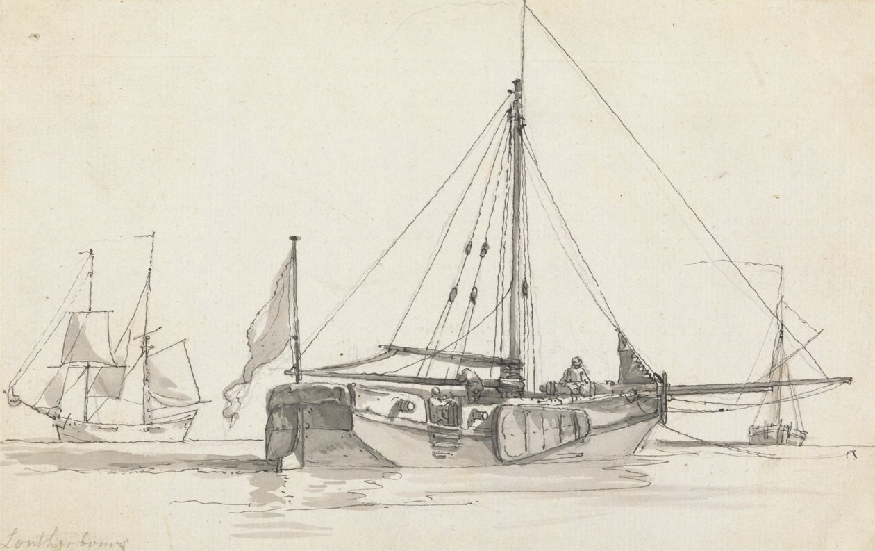 Üç Gemi by Philippe Jacques de Loutherbourg