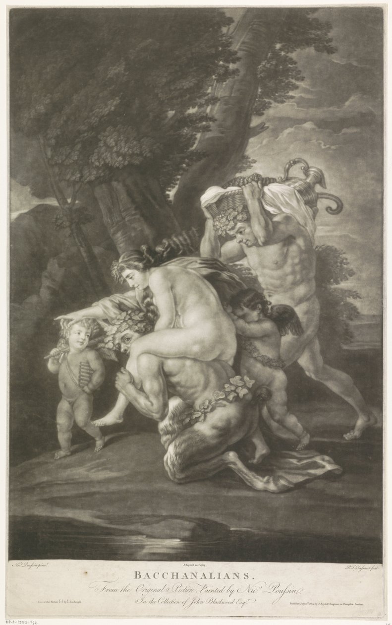 Bacchanten by Philippe Joseph Tassaert