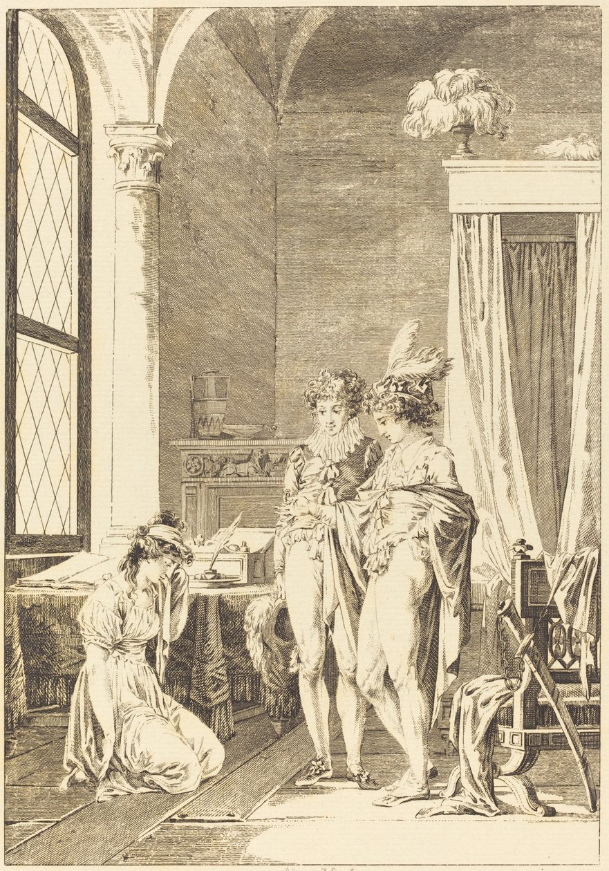 Mona Lisa: Affetmek by Philippe Triere after Jean Baptiste Mallet