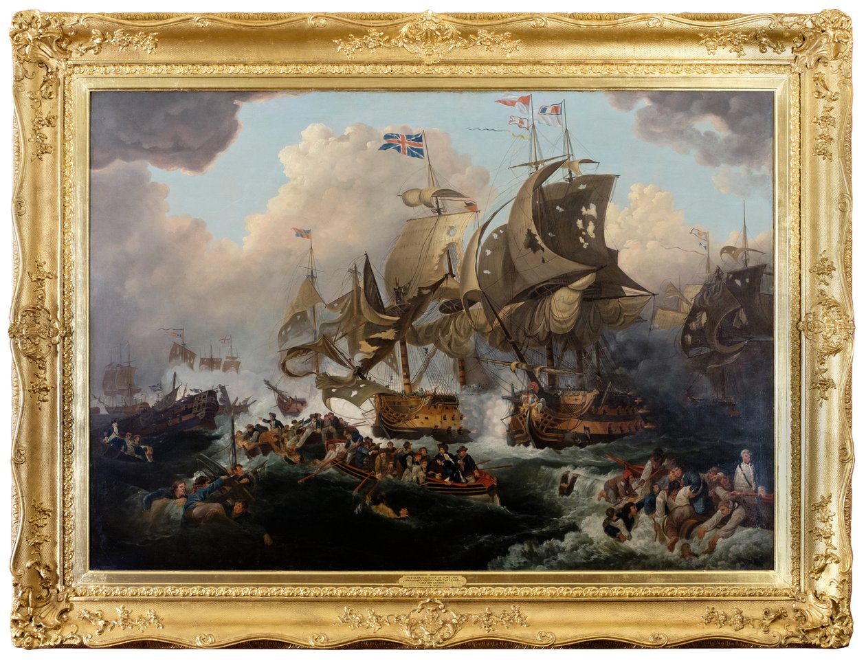 Haziran Ayının Görkemli İlk Günü by Philippe de (after) Loutherbourg