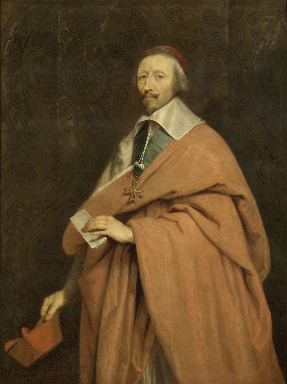 Kardinal de Richelieu, yaklaşık 1639 by Philippe de Champaigne