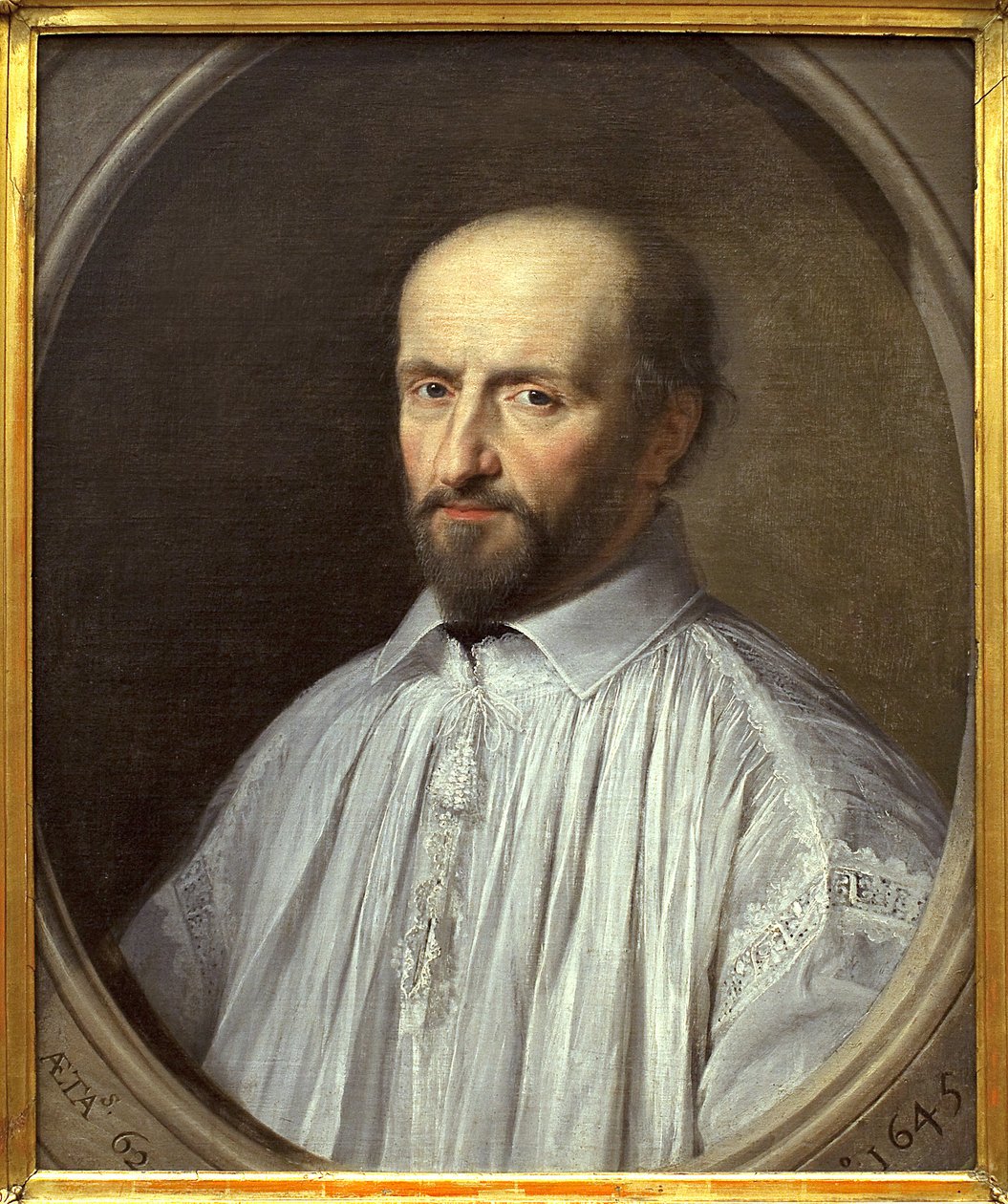Jean Duvergier de Hauranne, Aziz Cyran Manastırı (1581-1643). Philippe de Champaigne (1602-1674), tuval üzerine yağlı boya tablosu by Philippe de Champaigne