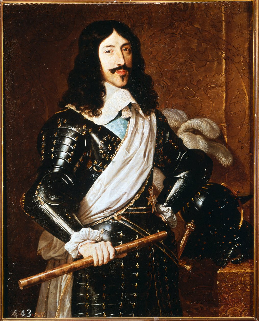 Louis XIII (1601 - 1643) portresi Philippe de Champaigne, Prado Müzesi, Madrid. by Philippe de Champaigne