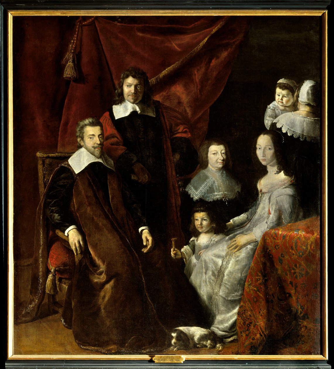 Henri Louis (Henri-Louis) ailesi Habert de Montmort (Montmor) (1600-1679), sağda, Henriette-Marie de Buade de Frontenac (Henriette Marie de Buade-Frontenac) (öldü 1676). Philippe De Champaigne (1602-1674) tarafından yapılan tablo. Tuval üzerine yağlıboya.  by Philippe de Champaigne