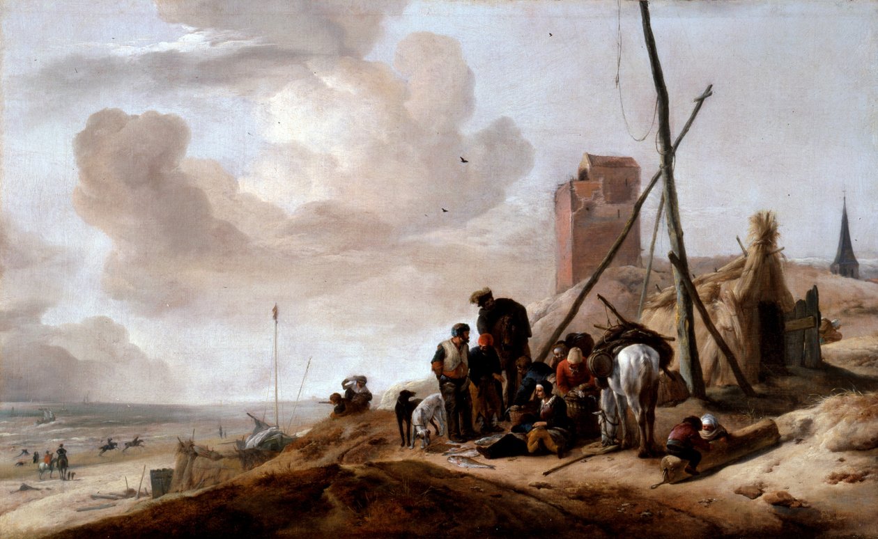 Bir Sahil Manzarası by Philips Wouwerman