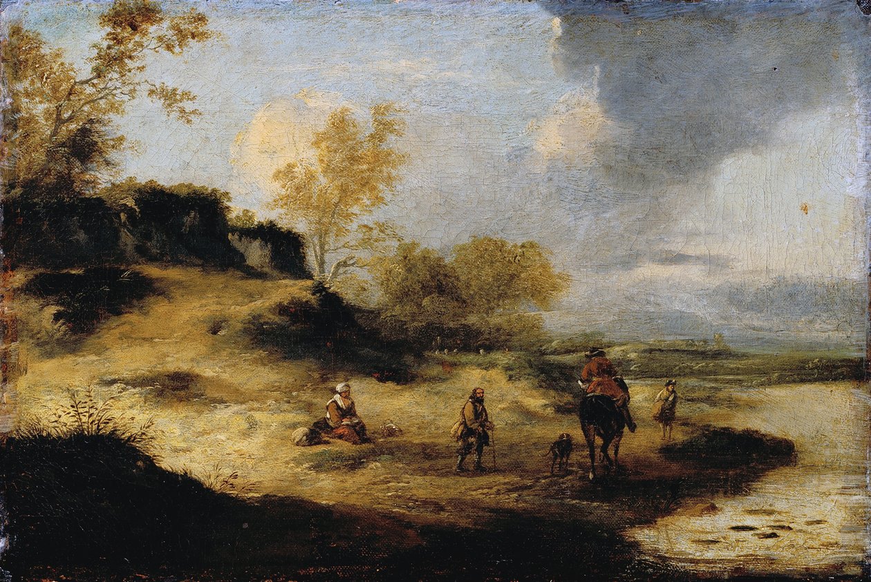 Figürlü Kum Tepeleri by Philips Wouwerman