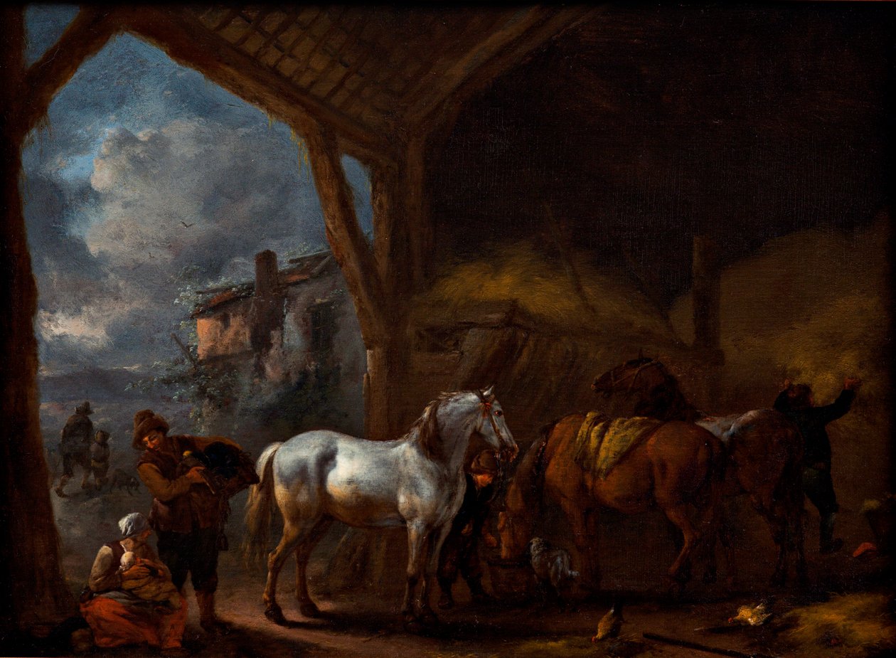 Ahır by Philips Wouwerman