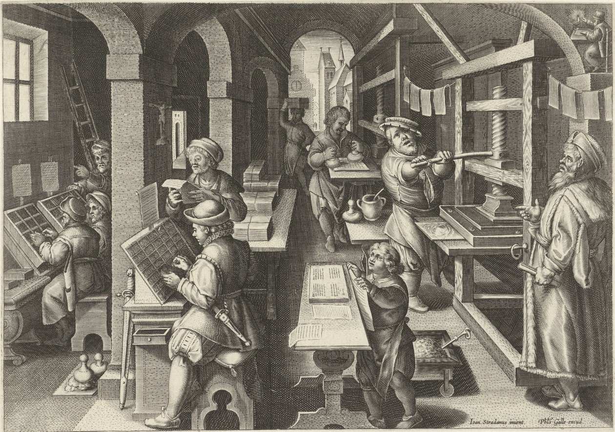 matbaa Yeni icatlar ve keşifler (dizi başlığı) Nova Reperta (dizi başlığı) by Philips Galle (attributed to workshop of)